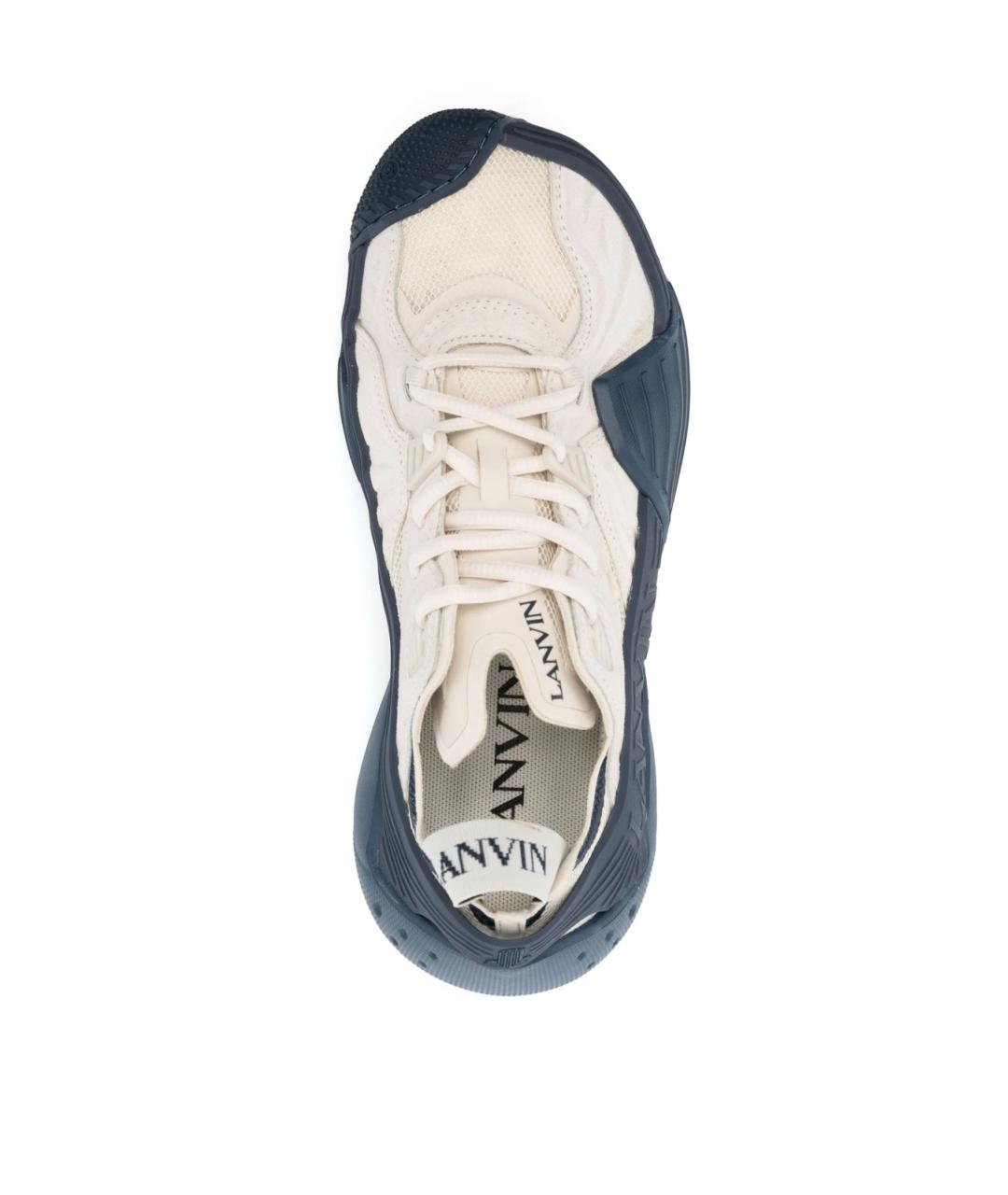 LANVIN Мульти кожаные кроссовки, фото 4
