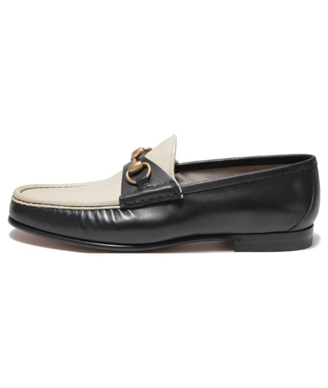 GUCCI Черные кожаные лоферы, фото 2