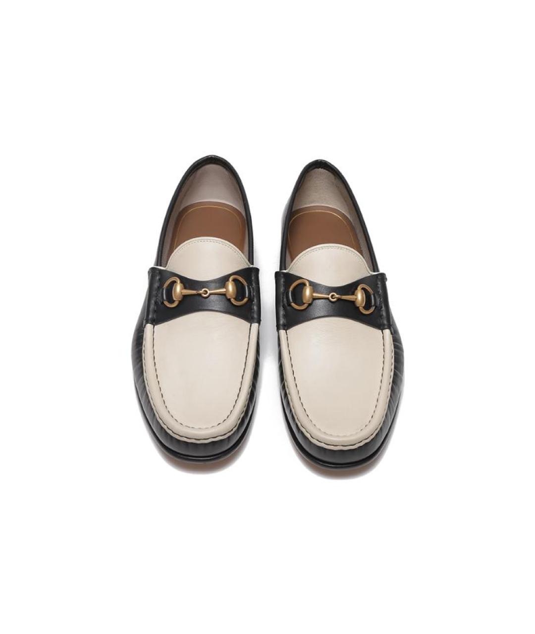 GUCCI Черные кожаные лоферы, фото 4
