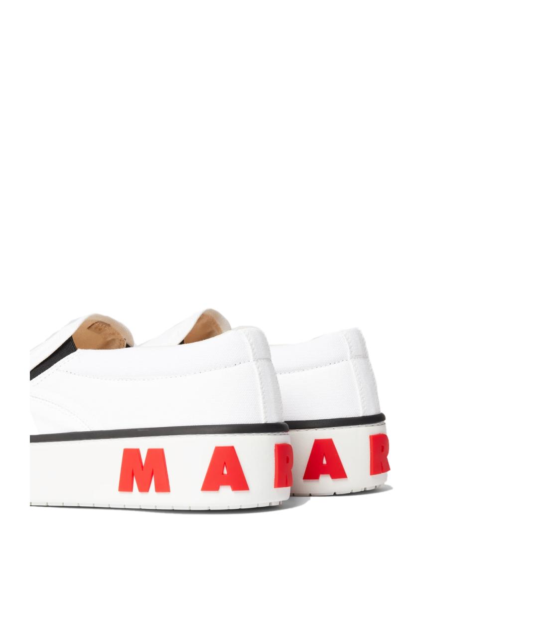 MARNI Белые слипоны, фото 3
