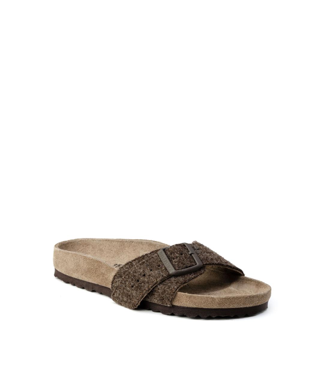 BIRKENSTOCK Коричневые замшевые сандалии, фото 2