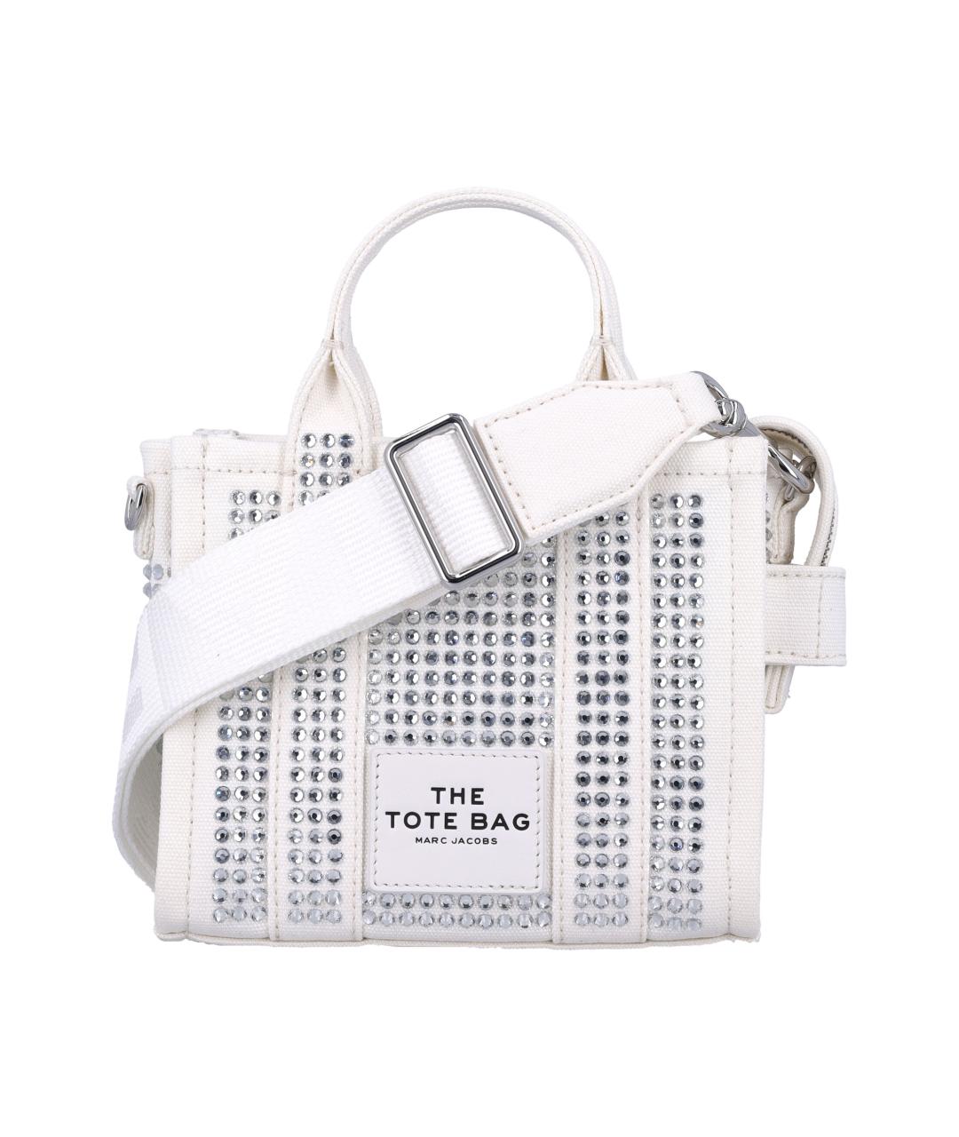 MARC JACOBS Белая хлопковая сумка тоут, фото 1