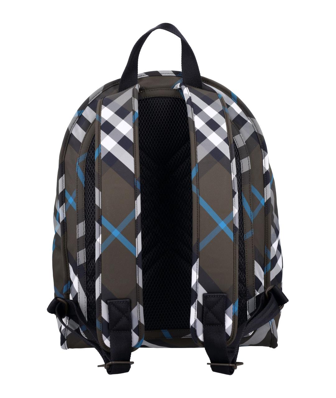 BURBERRY Антрацитовый синтетический рюкзак, фото 4