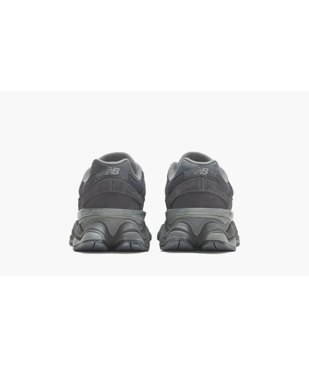 NEW BALANCE Антрацитовые текстильные низкие кроссовки / кеды, фото 3