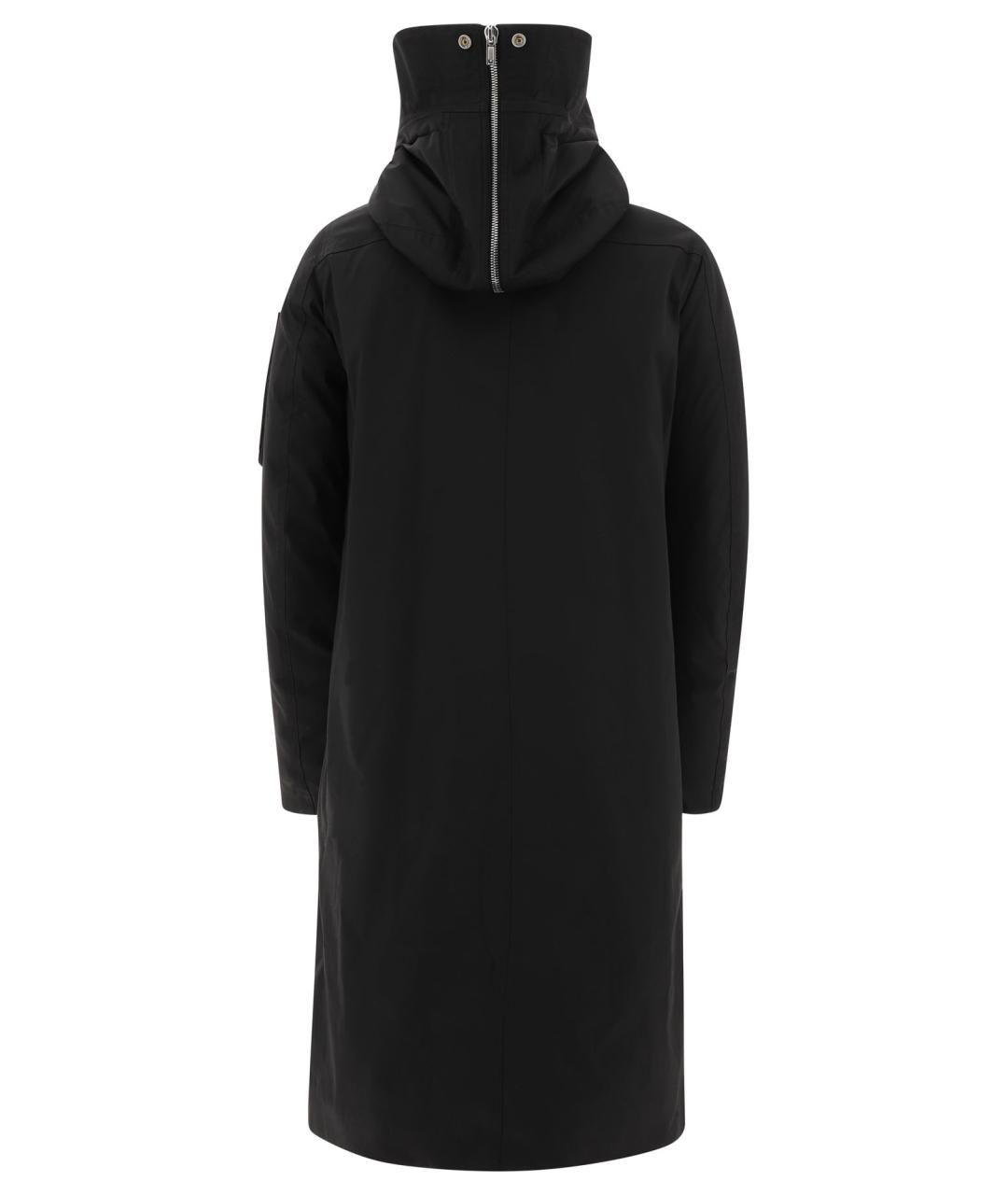 RICK OWENS Черное полиэстеровое пальто, фото 2