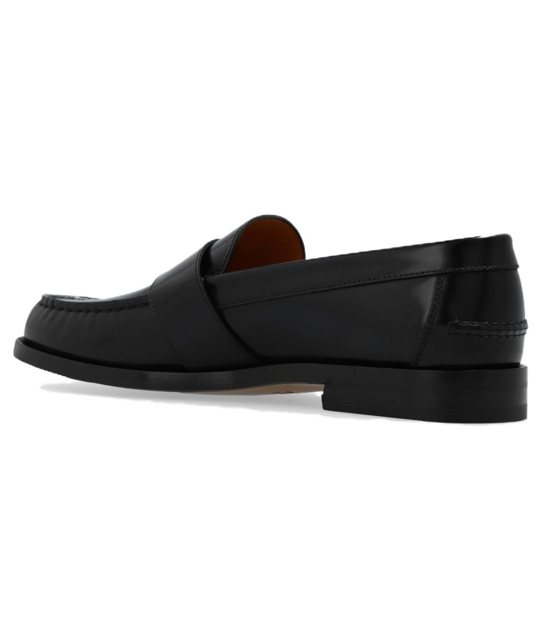 GUCCI Черные кожаные лоферы, фото 4