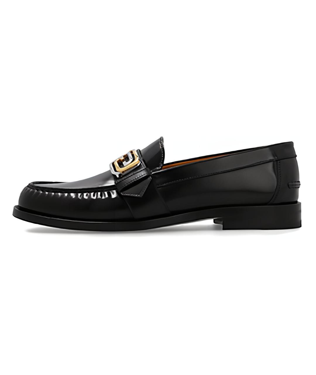 GUCCI Черные кожаные лоферы, фото 2