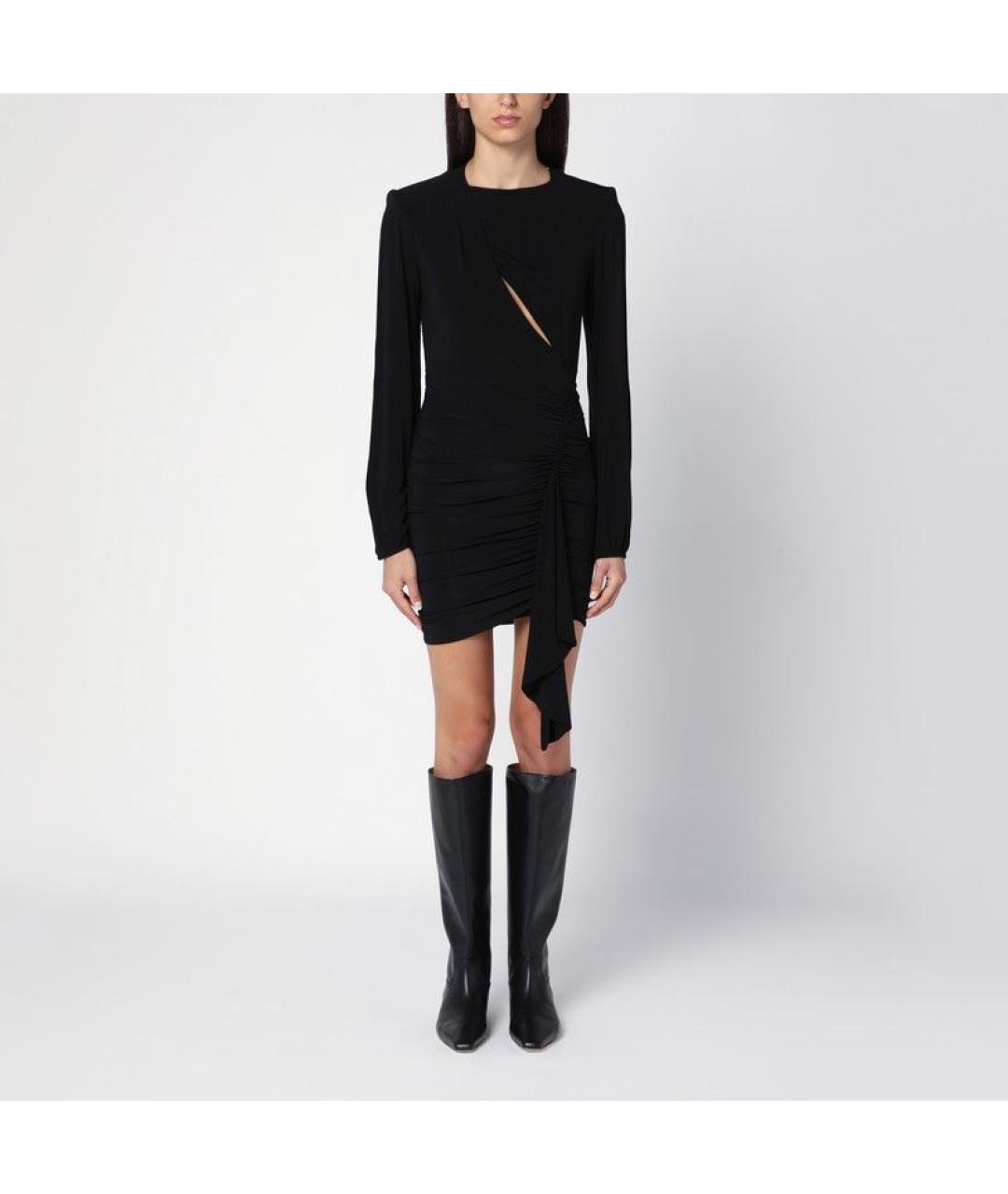 ISABEL MARANT Черное вискозное повседневное платье, фото 2