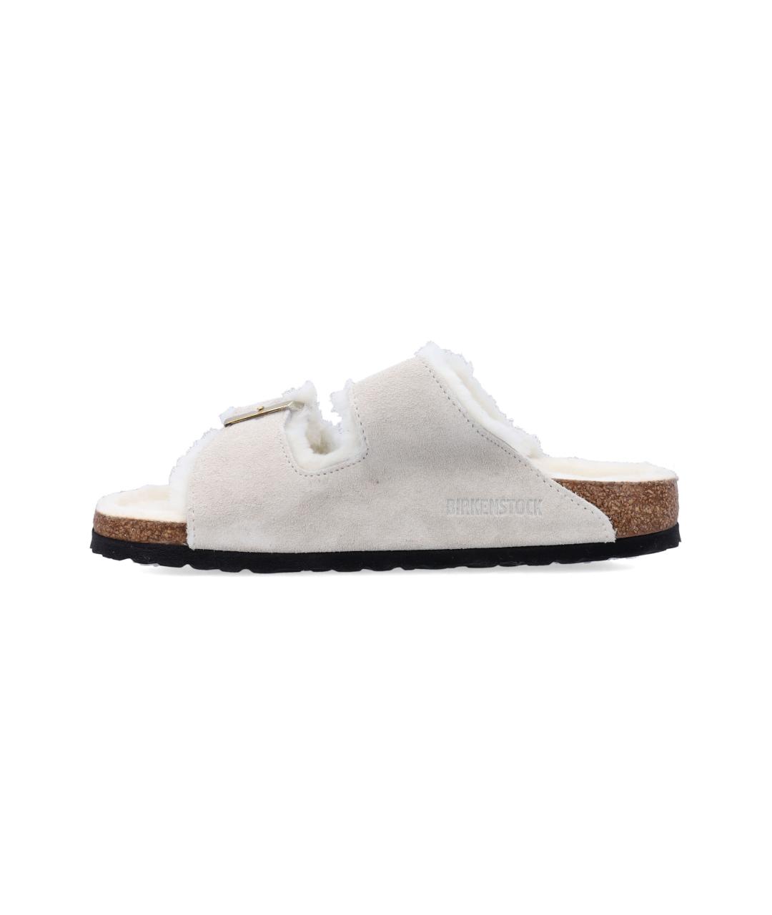 BIRKENSTOCK Серые замшевые сандалии, фото 3