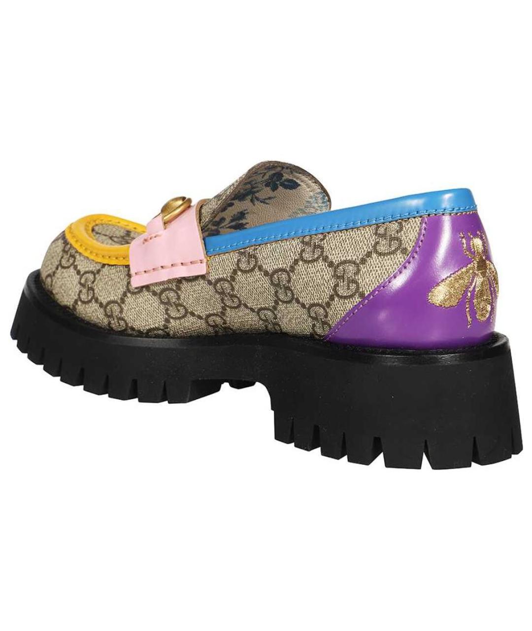 GUCCI Бежевые лоферы, фото 3