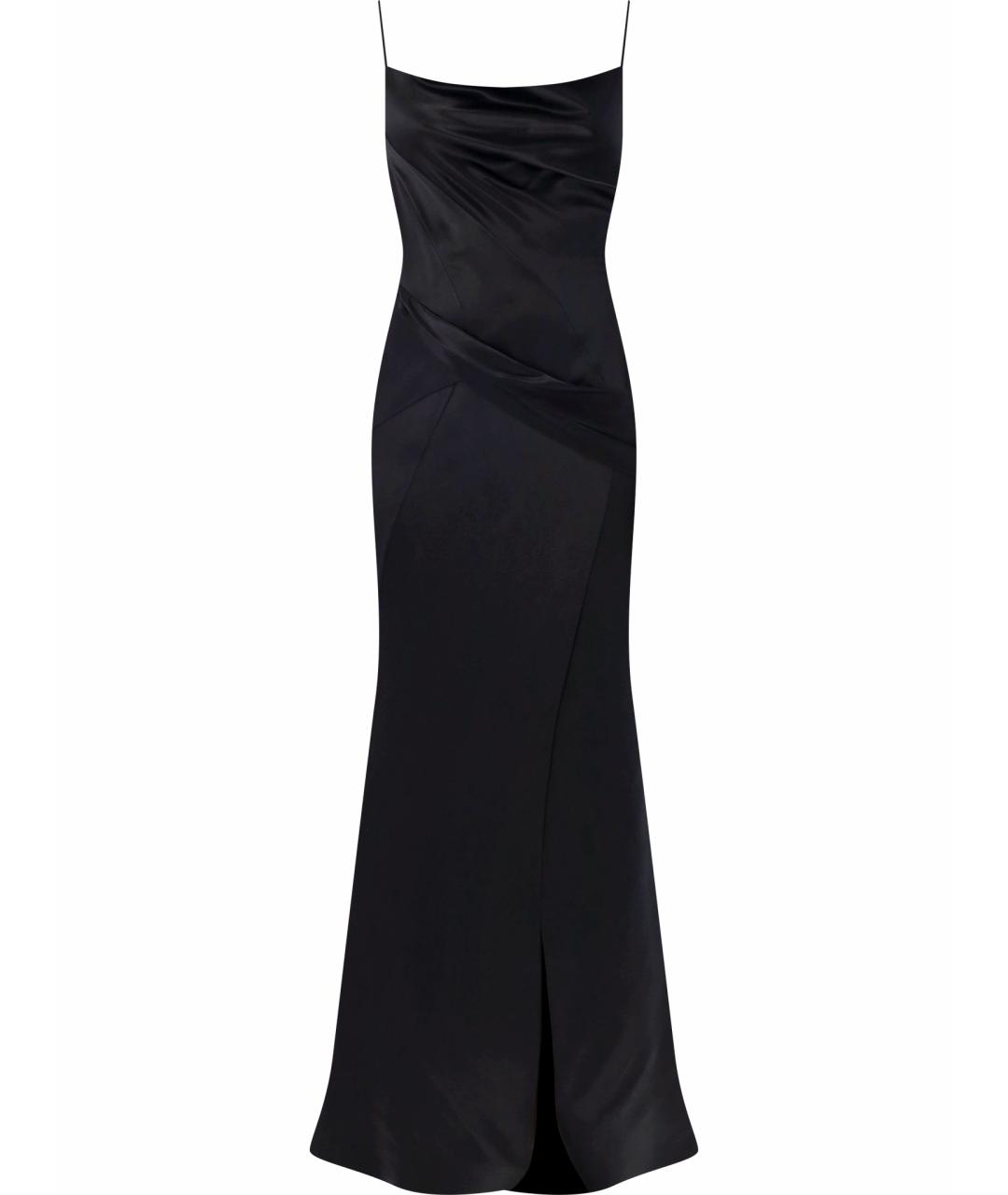 GIVENCHY Черное шелковое платье, фото 1