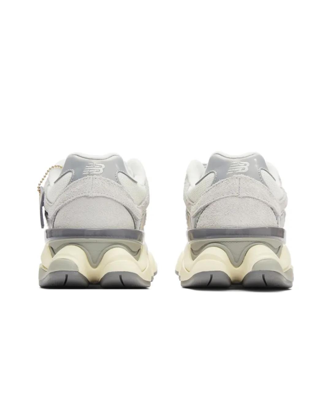NEW BALANCE Серые текстильные низкие кроссовки / кеды, фото 3