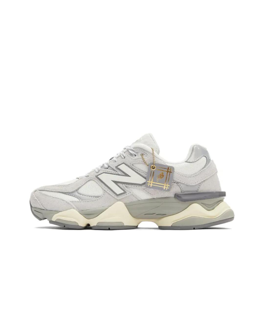 NEW BALANCE Серые текстильные низкие кроссовки / кеды, фото 5