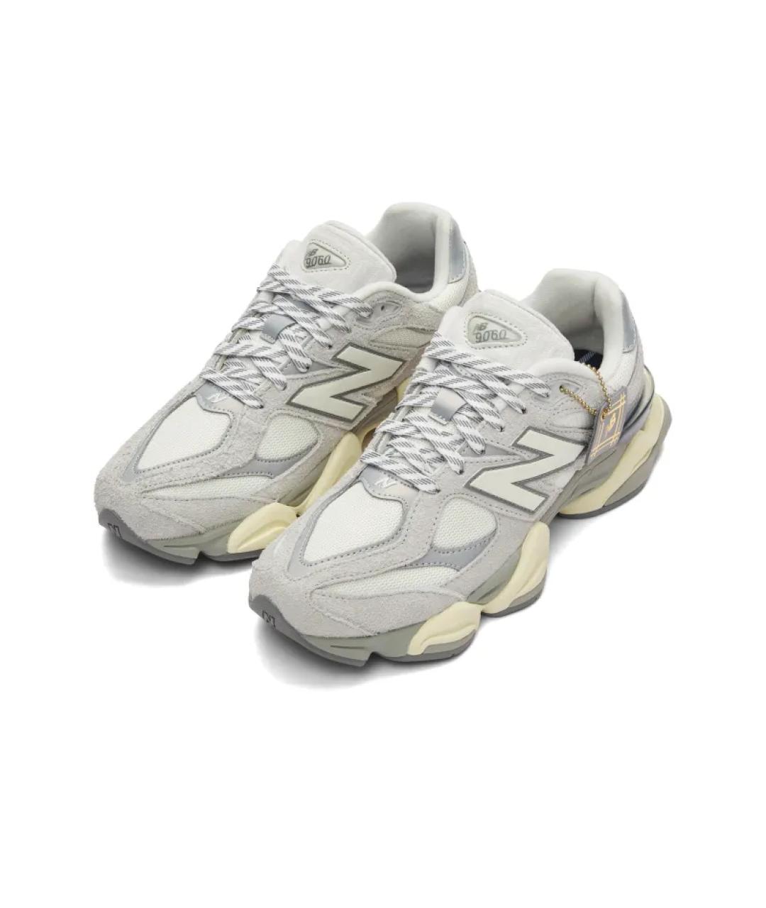 NEW BALANCE Серые текстильные низкие кроссовки / кеды, фото 2