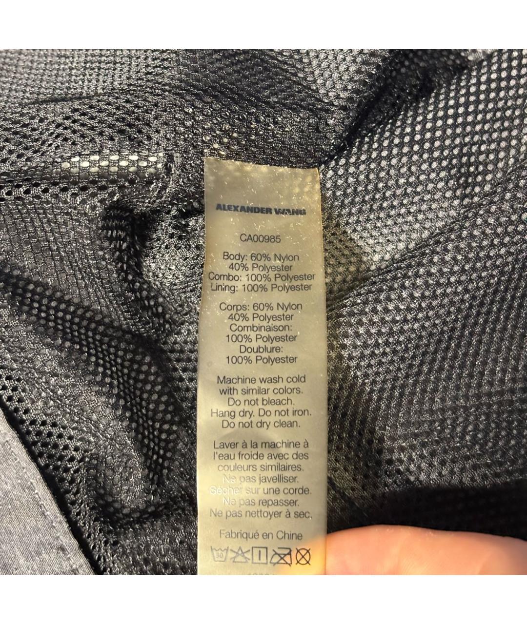 ALEXANDER WANG Серая хлопковая куртка, фото 3