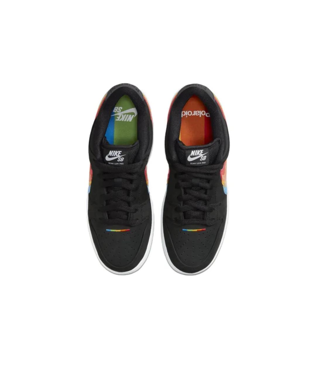 NIKE Черные низкие кроссовки / кеды, фото 3