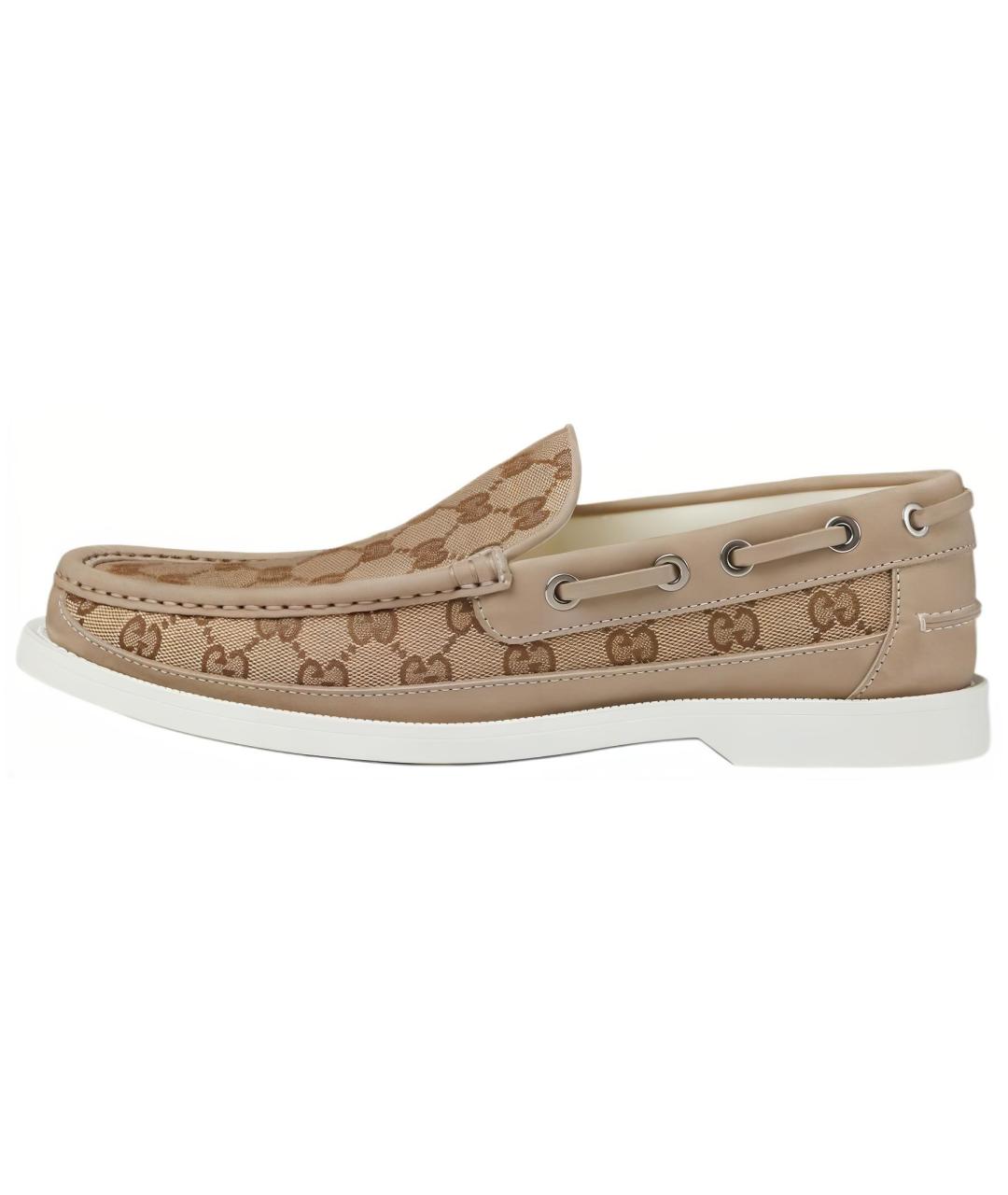 GUCCI Коричневые лоферы, фото 2
