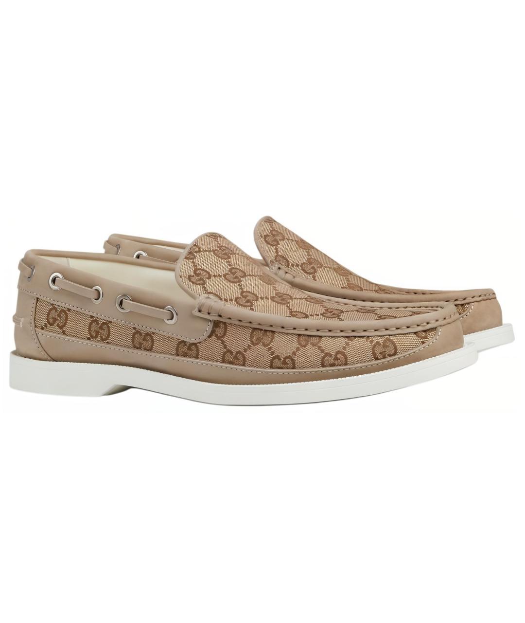 GUCCI Коричневые лоферы, фото 3