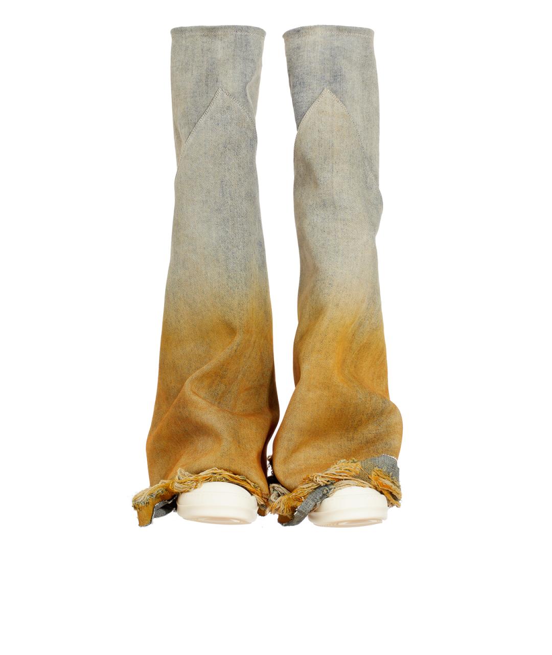 RICK OWENS Мульти текстильные сапоги, фото 2