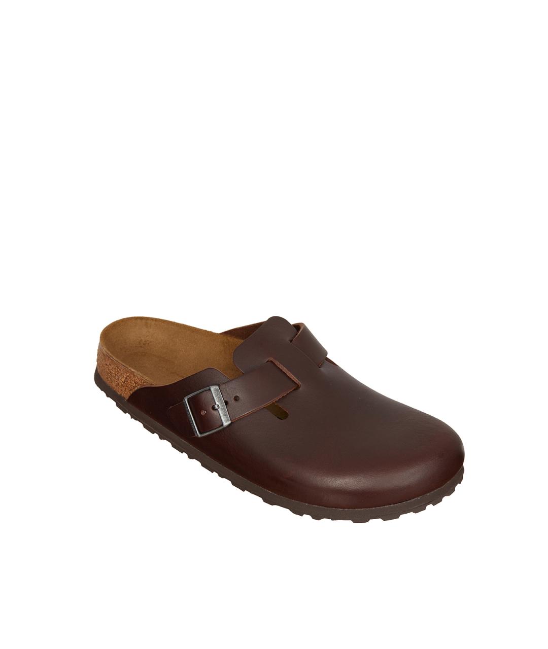 BIRKENSTOCK Коричневые кожаные сандалии, фото 2