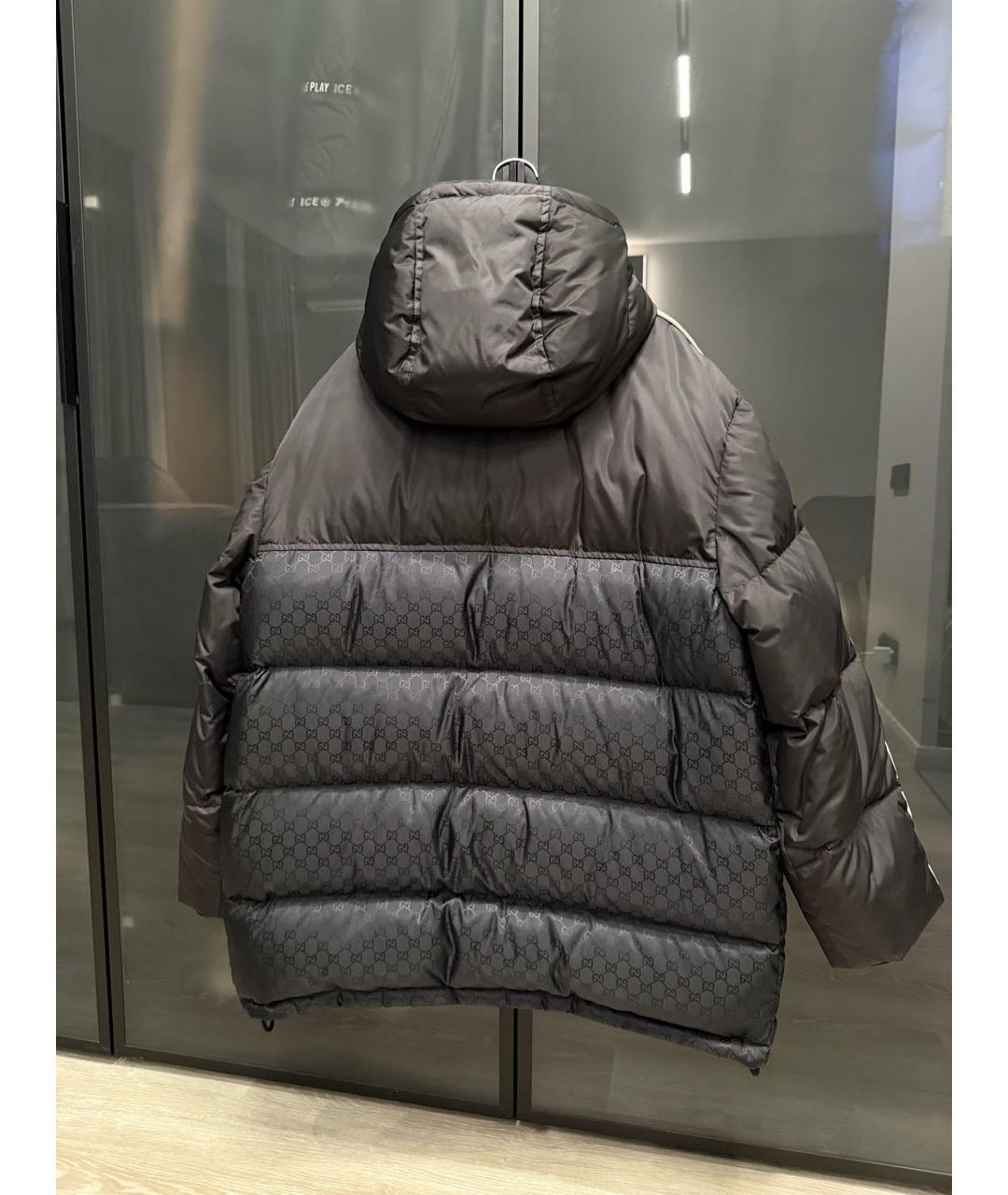 GUCCI Черный полиамидовый пуховик, фото 2