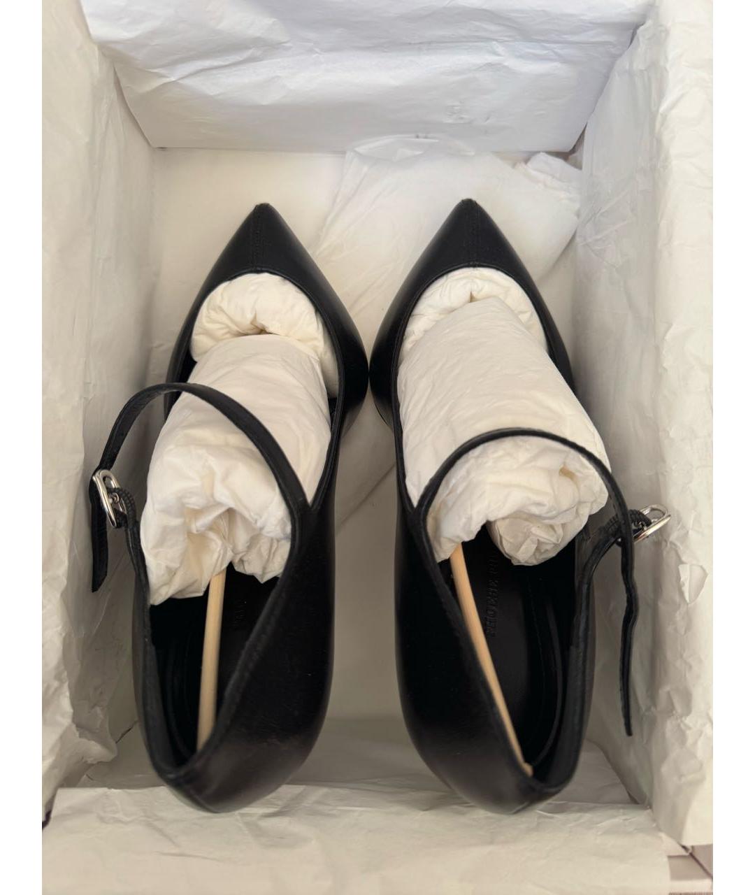 PHOEBE PHILO Черные кожаные туфли, фото 5