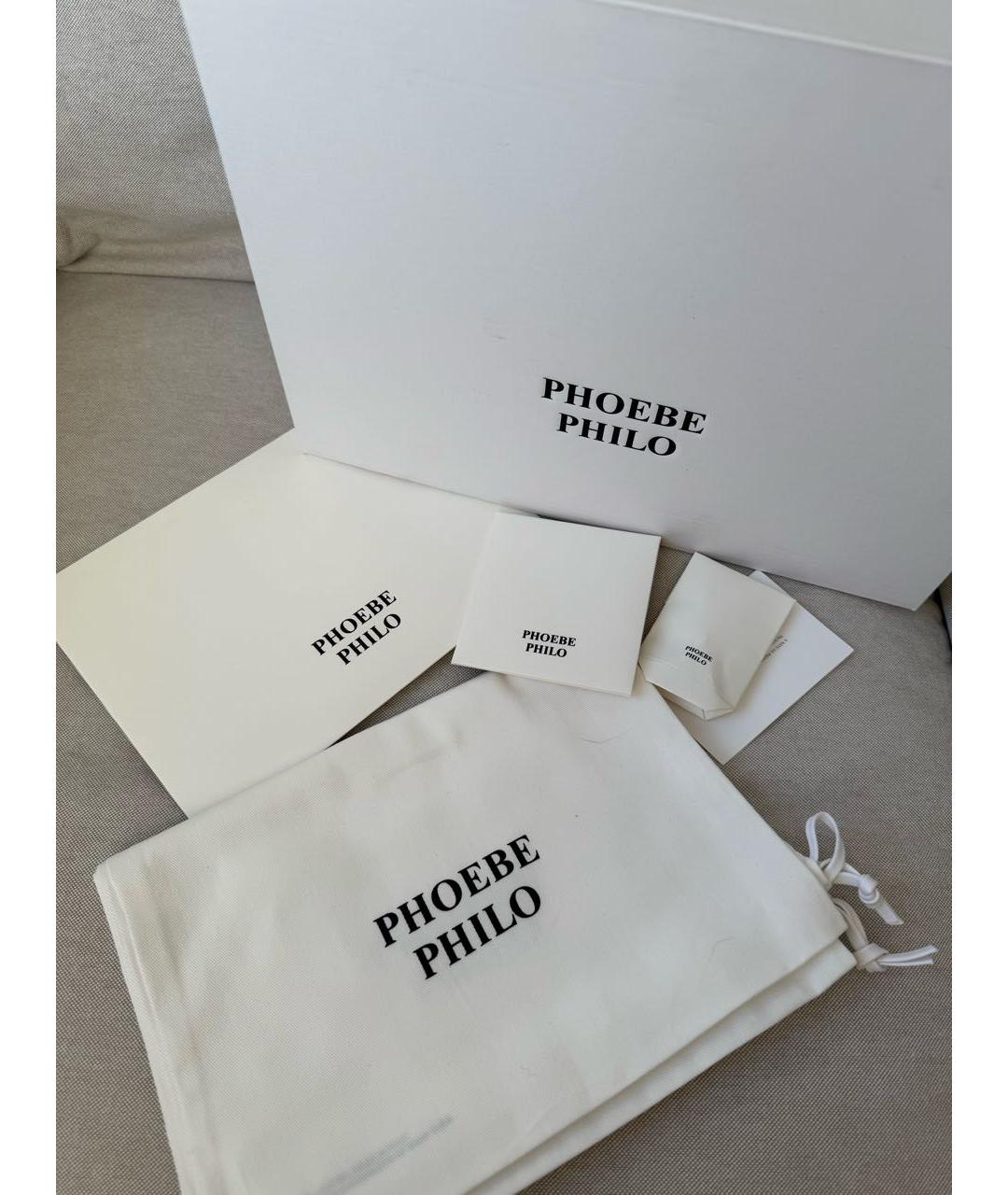 PHOEBE PHILO Черные кожаные туфли, фото 6