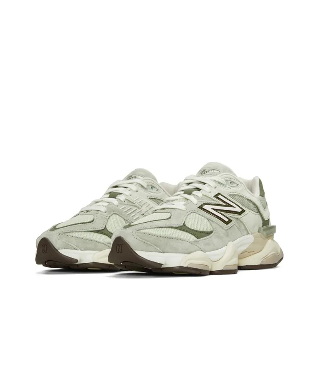 NEW BALANCE Хаки текстильные кроссовки, фото 2