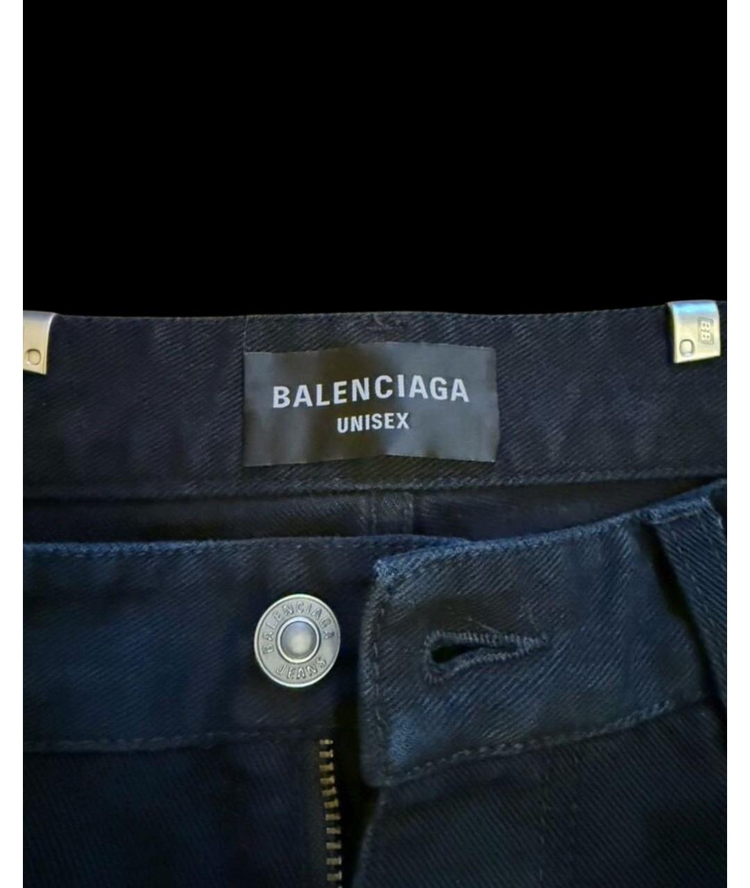 BALENCIAGA Черные хлопковые джинсы, фото 8