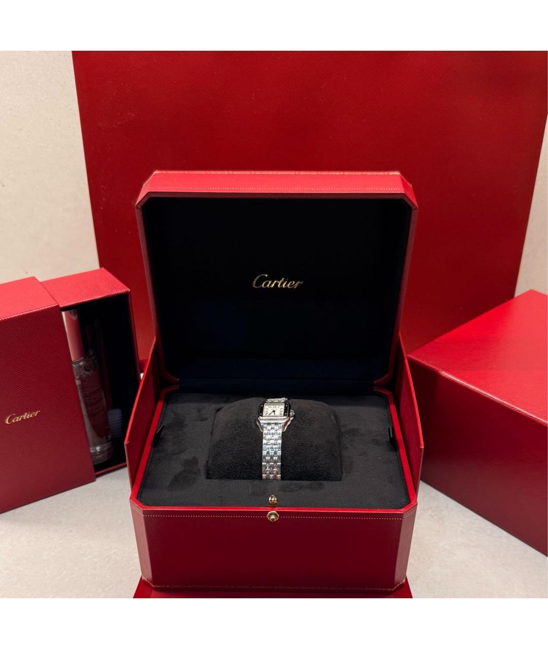 CARTIER Серебряные серебряные часы, фото 3