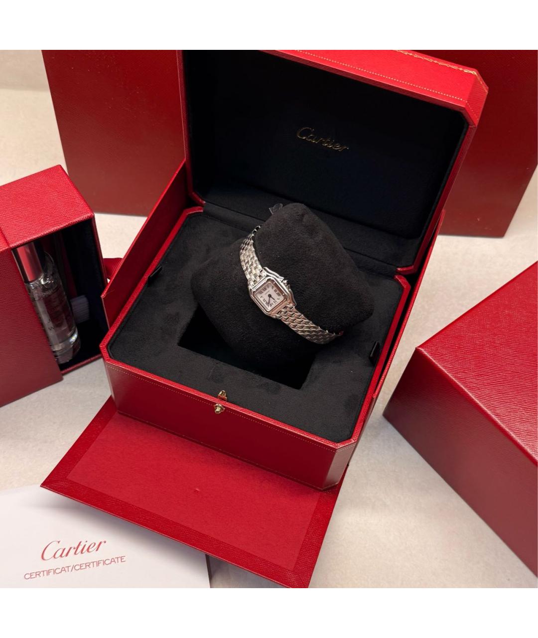 CARTIER Серебряные серебряные часы, фото 5