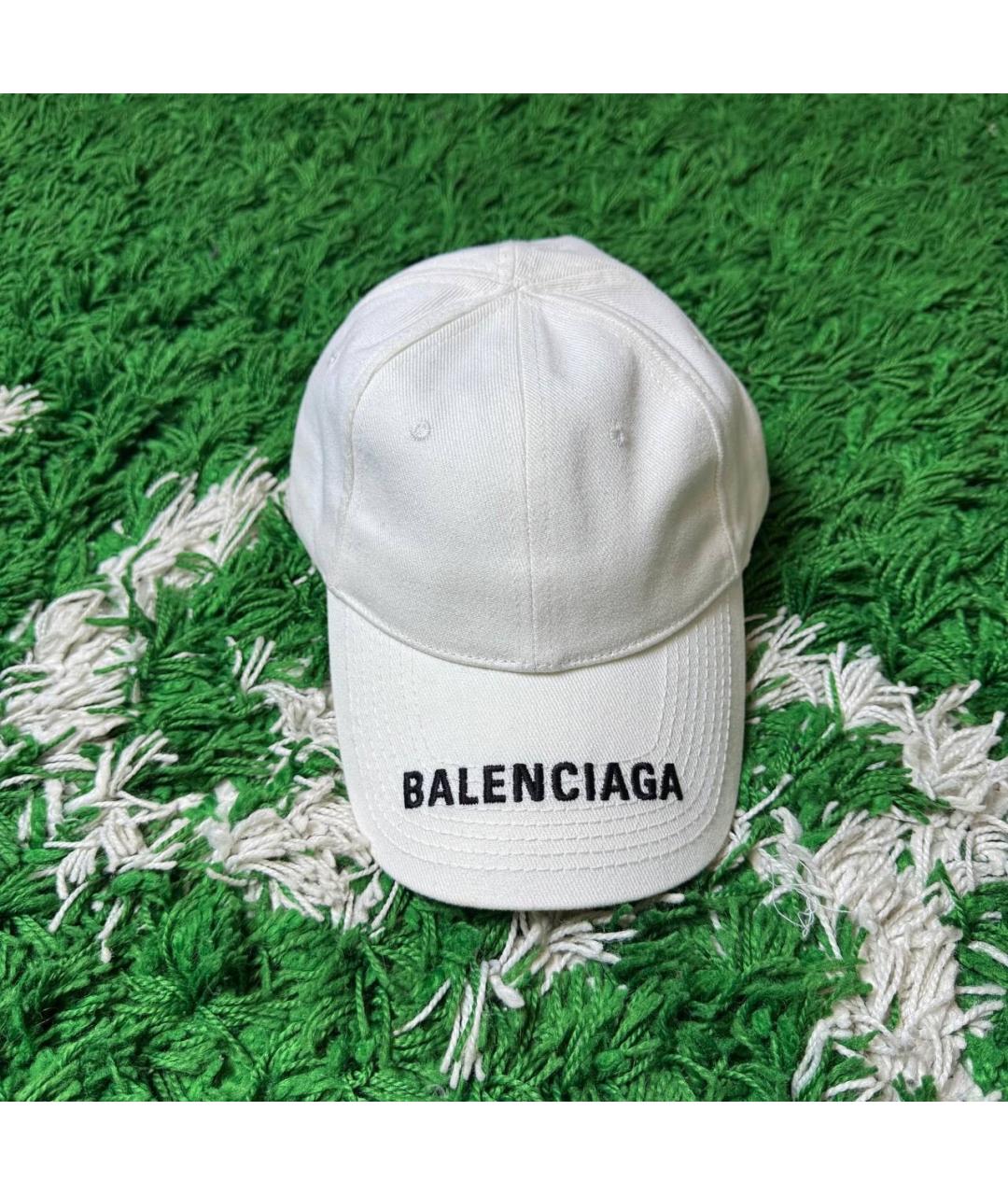 BALENCIAGA Белая кепка/бейсболка, фото 7