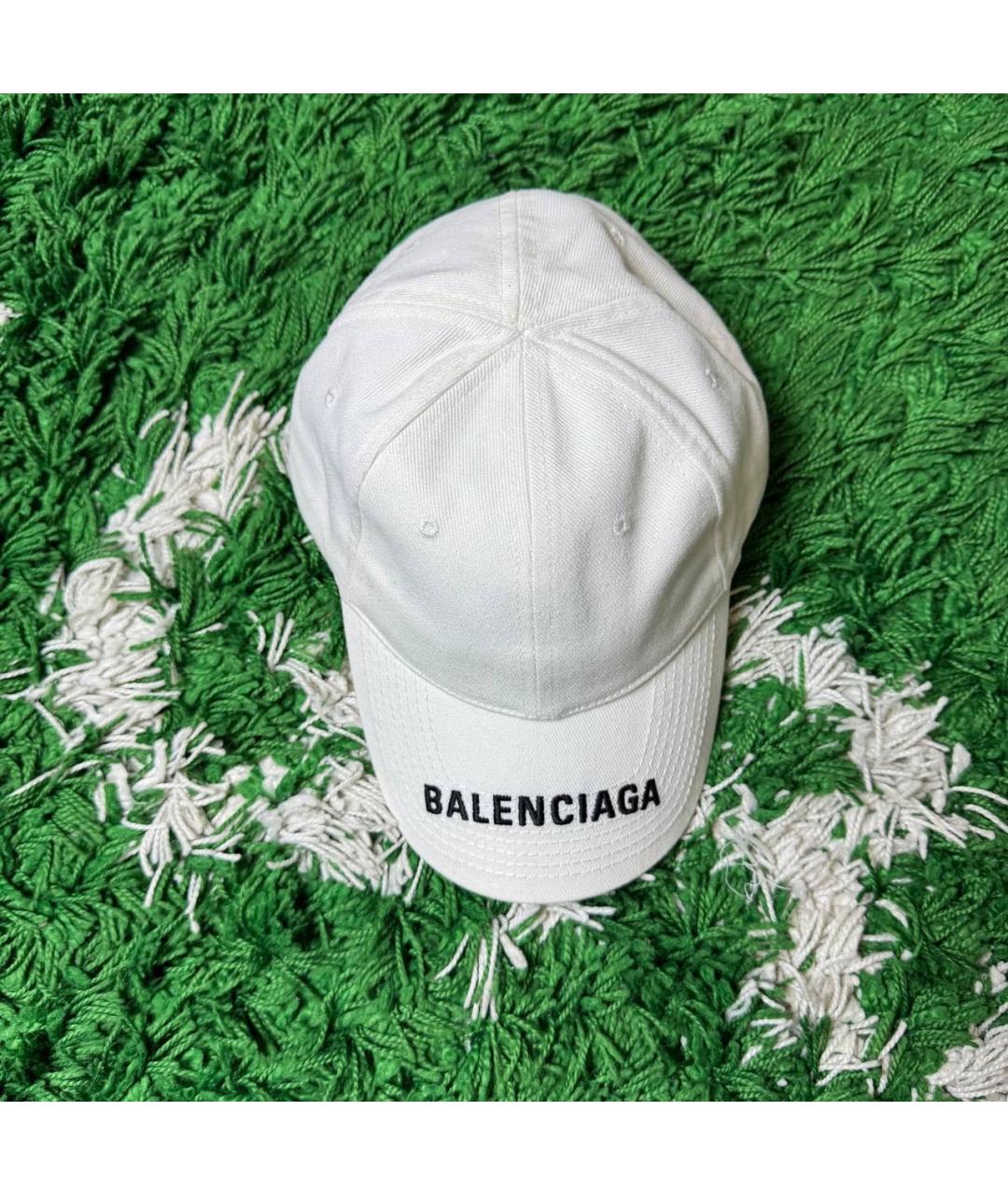 BALENCIAGA Белая кепка/бейсболка, фото 3