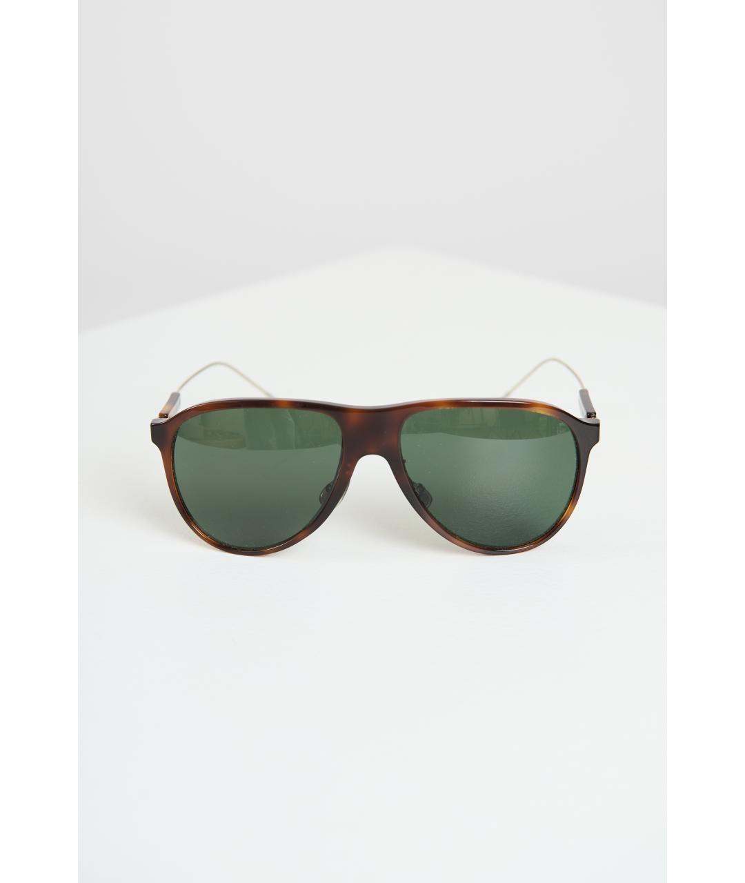 BRUNELLO CUCINELLI Коричневые солнцезащитные очки, фото 5