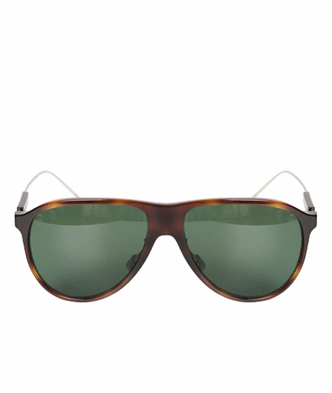 BRUNELLO CUCINELLI Коричневые солнцезащитные очки, фото 1
