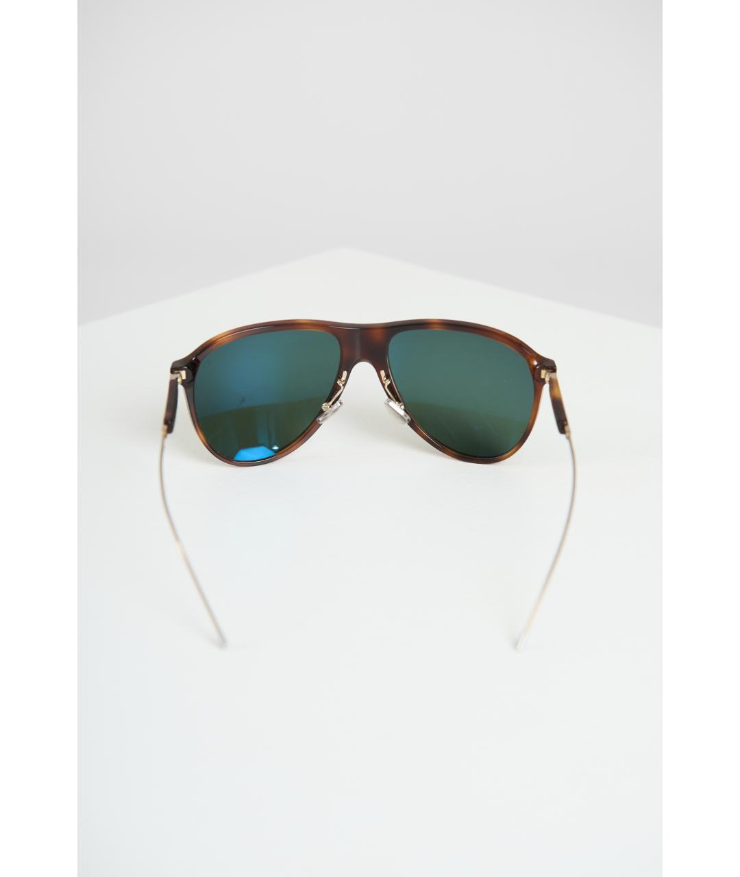 BRUNELLO CUCINELLI Коричневые солнцезащитные очки, фото 3