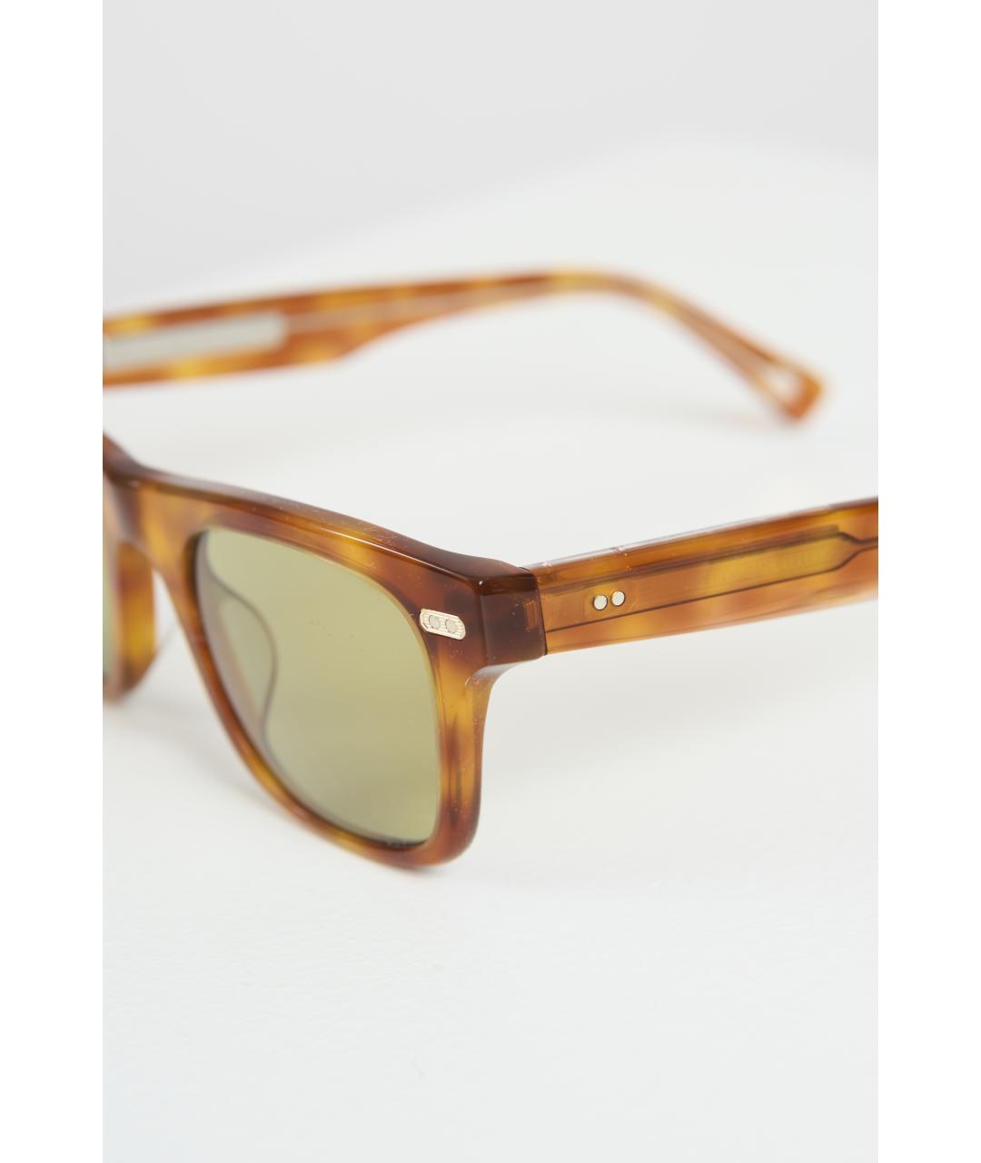BRUNELLO CUCINELLI Коричневые солнцезащитные очки, фото 5