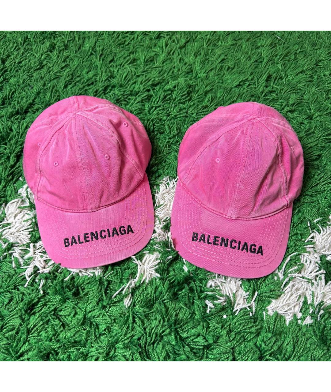 BALENCIAGA Розовая кепка/бейсболка, фото 3