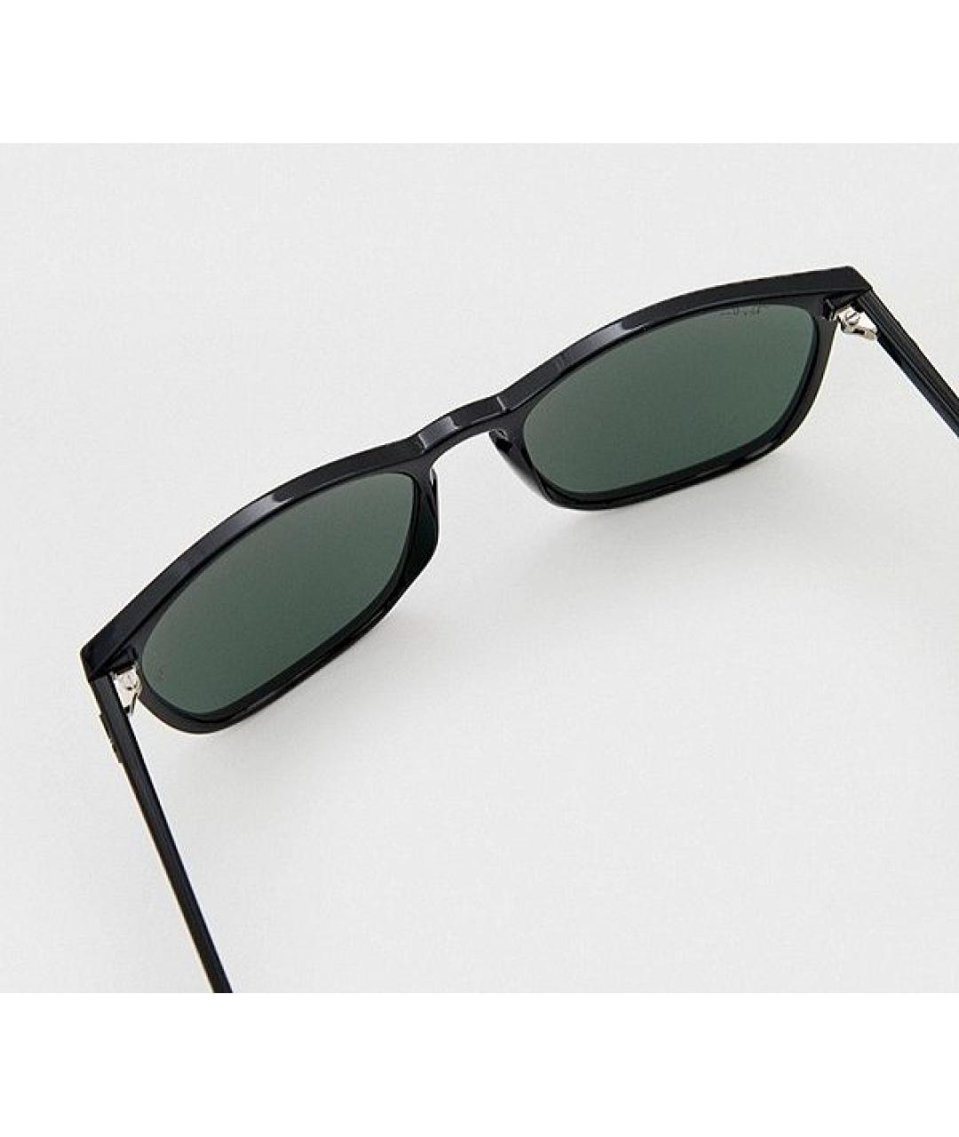 RAY BAN Черные пластиковые солнцезащитные очки, фото 6