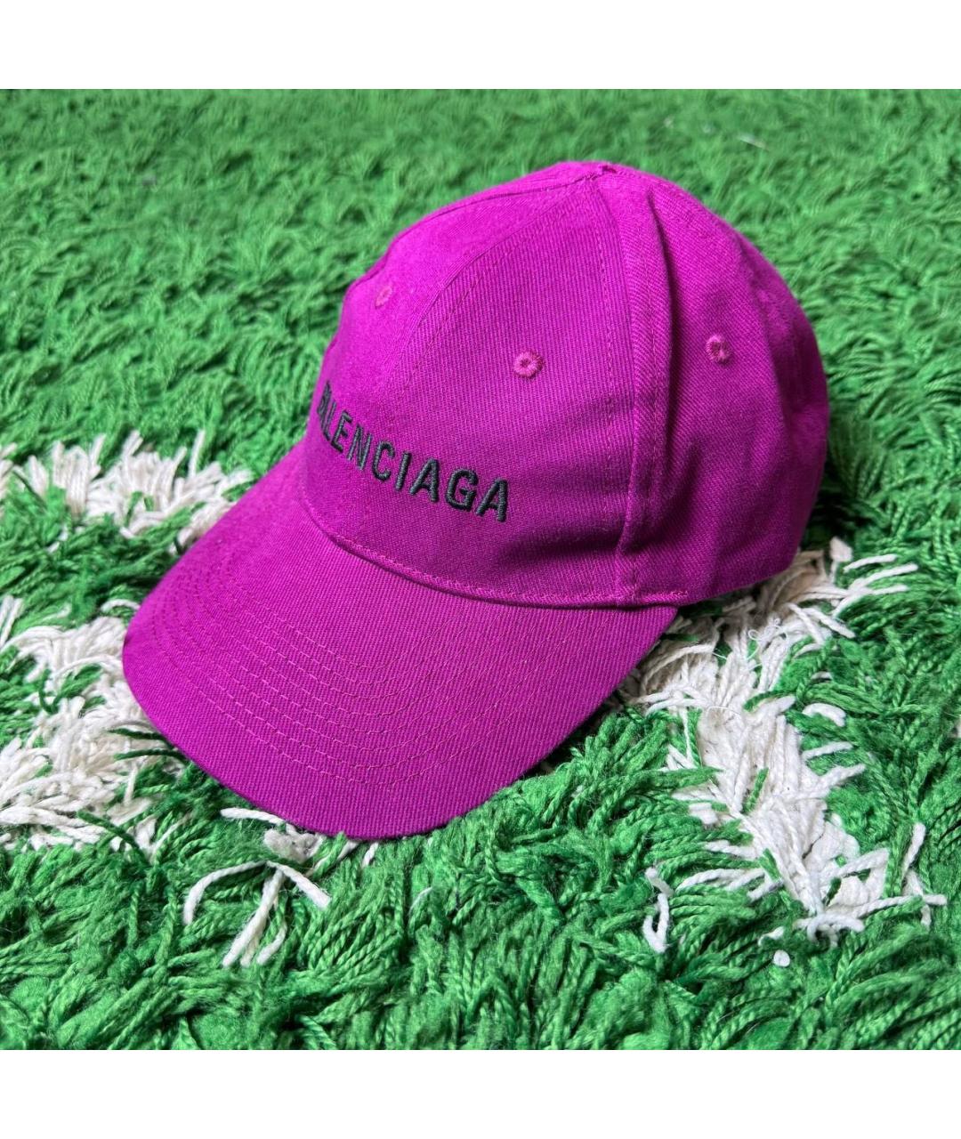 BALENCIAGA Фиолетовая кепка/бейсболка, фото 2