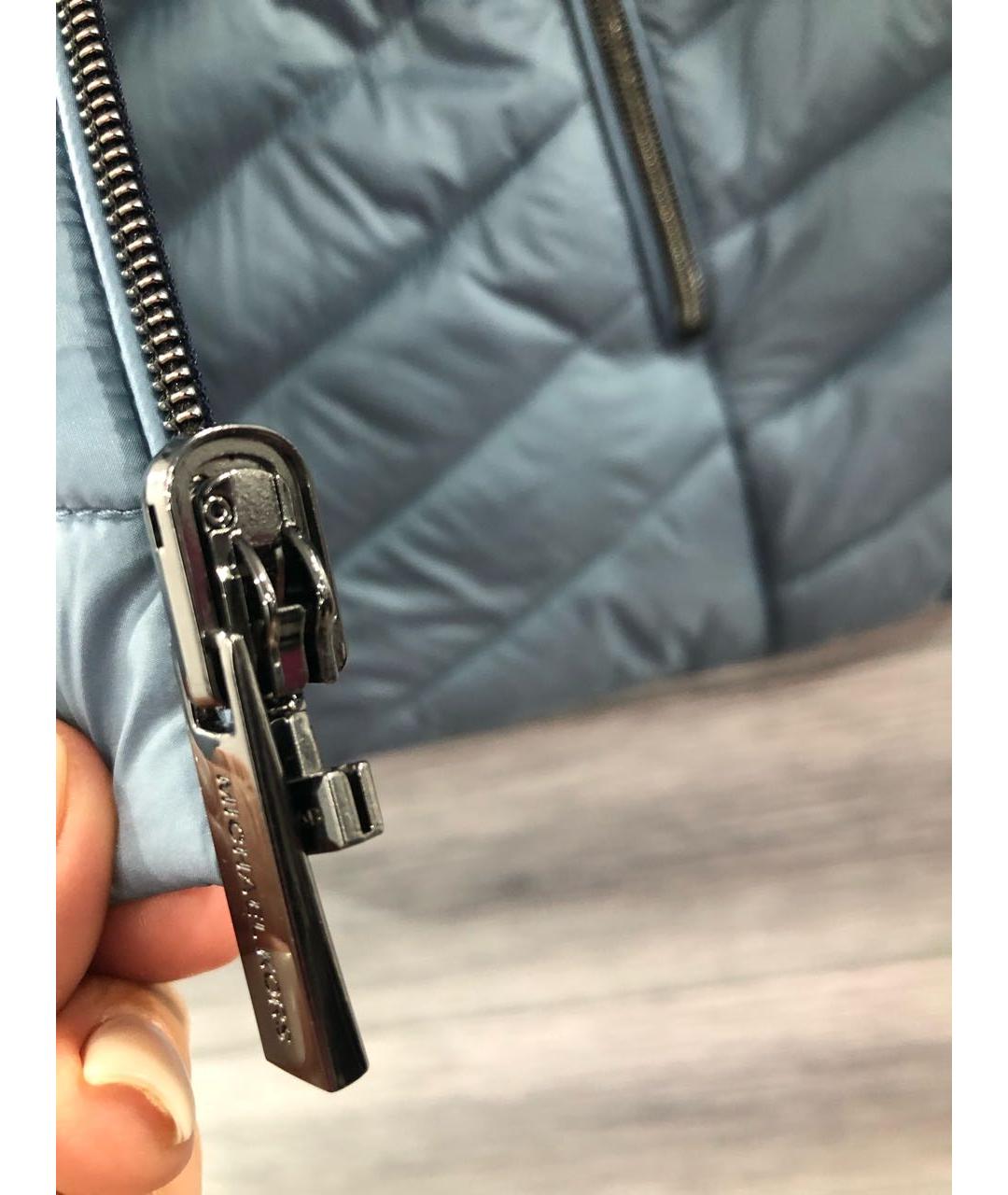 MICHAEL KORS Синяя полиэстеровая куртка, фото 4