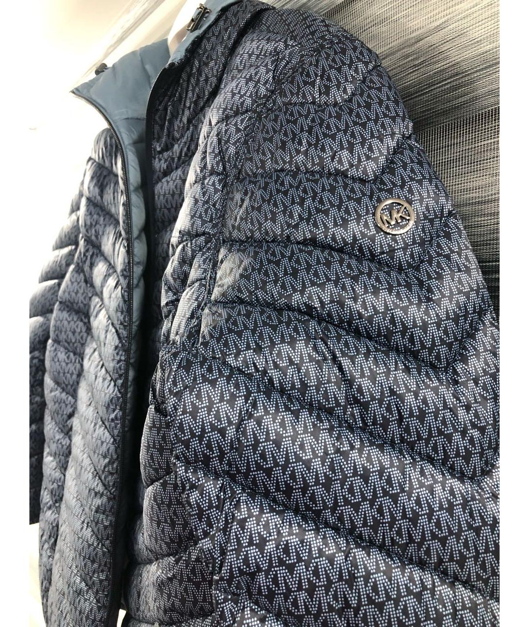 MICHAEL KORS Синяя полиэстеровая куртка, фото 7