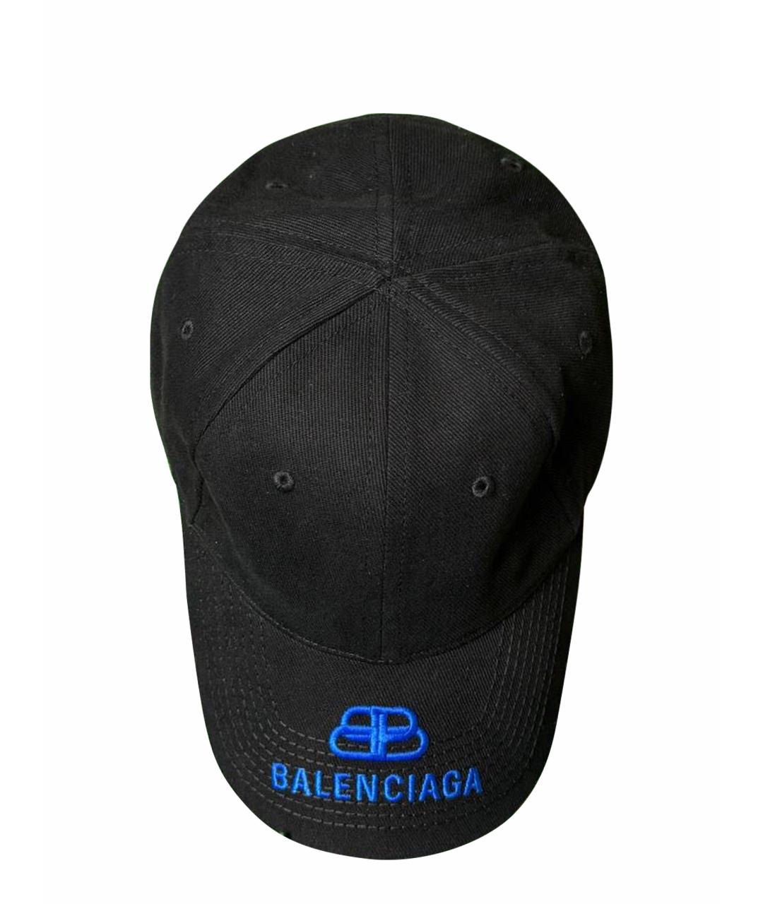 BALENCIAGA Черная кепка/бейсболка, фото 1