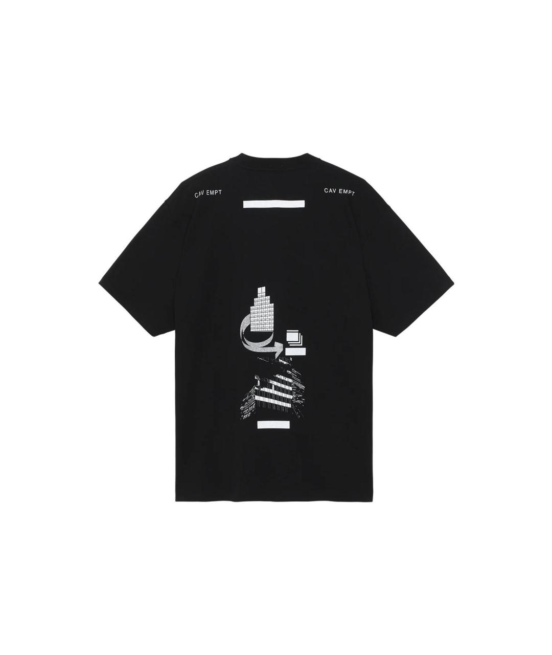 CAV EMPT Черная хлопковая футболка, фото 2