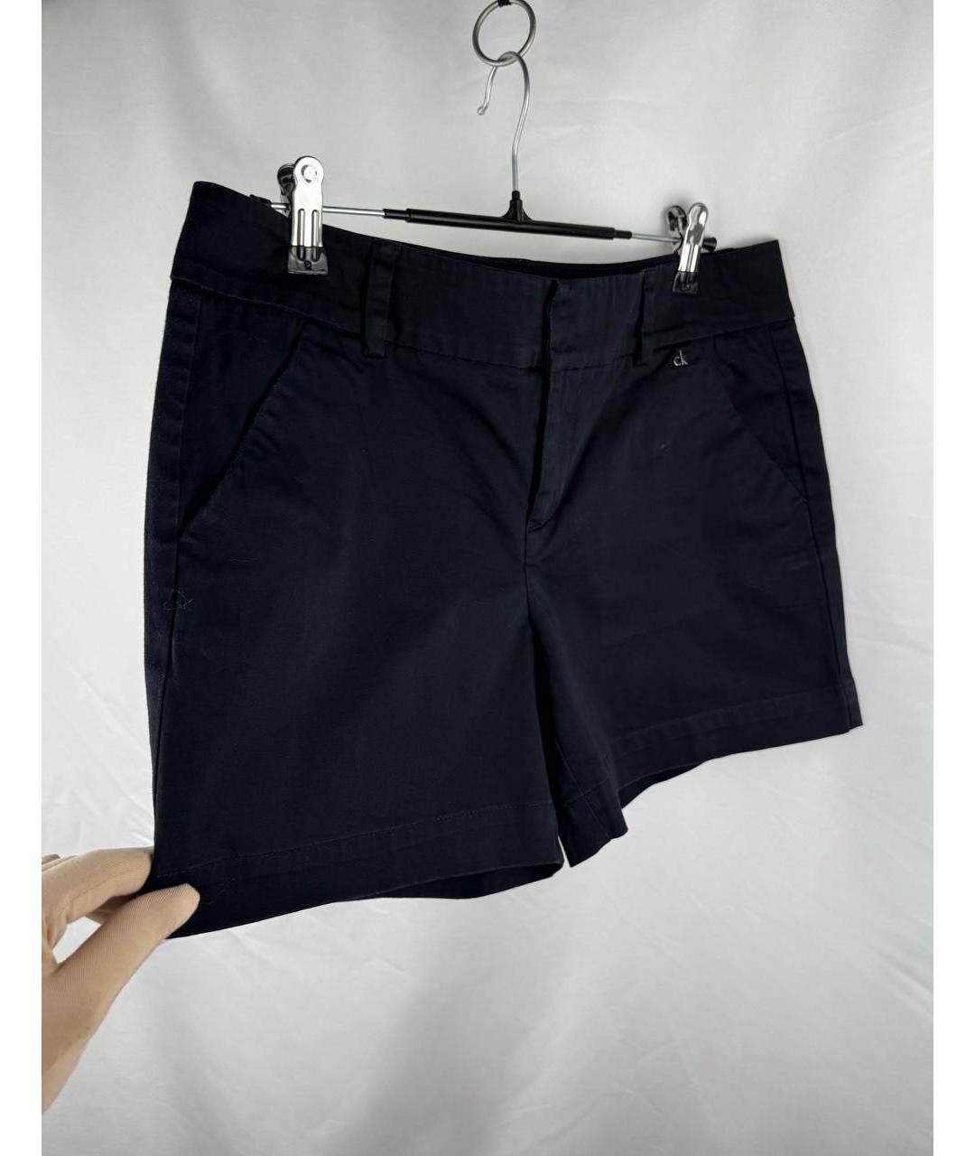 CALVIN KLEIN Черные хлопковые шорты, фото 3