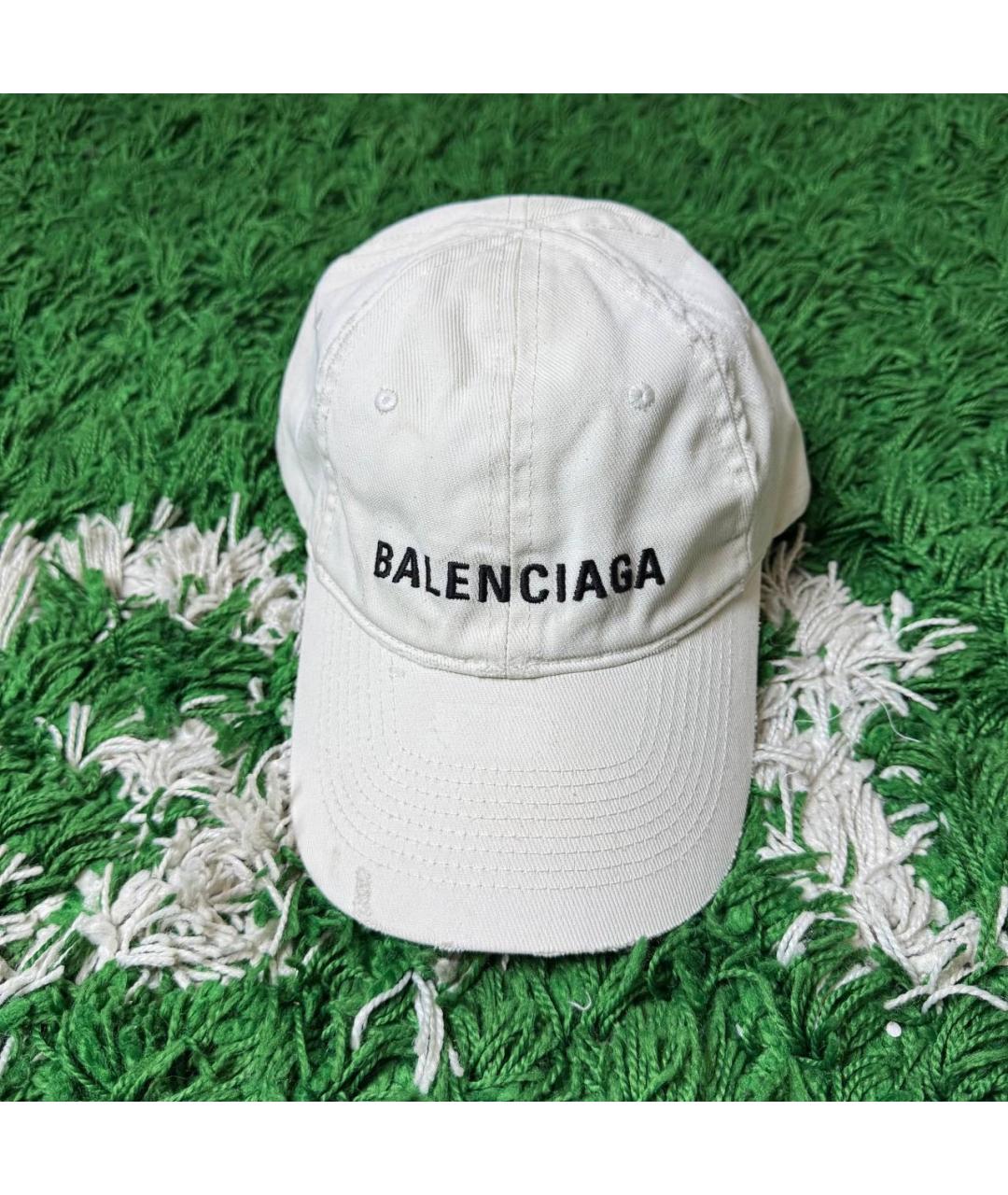 BALENCIAGA Белая кепка/бейсболка, фото 5
