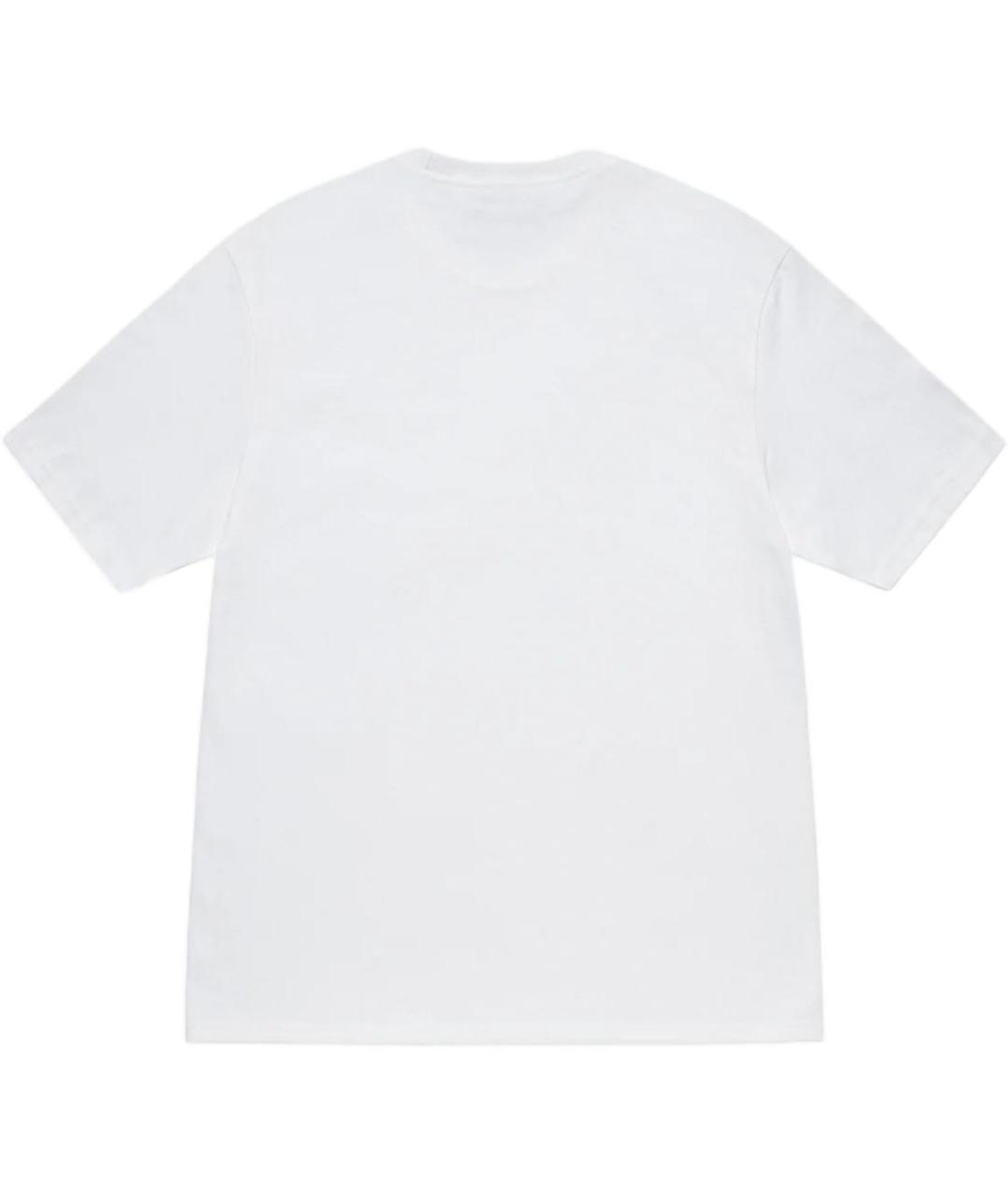 STUSSY Белая футболка, фото 2
