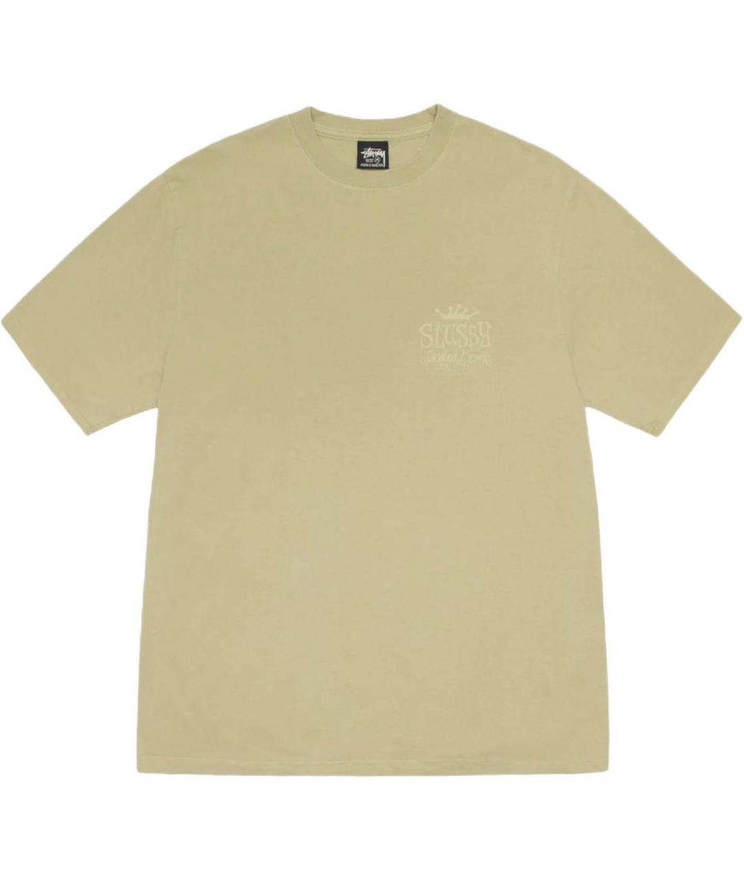 STUSSY Хаки футболка, фото 1
