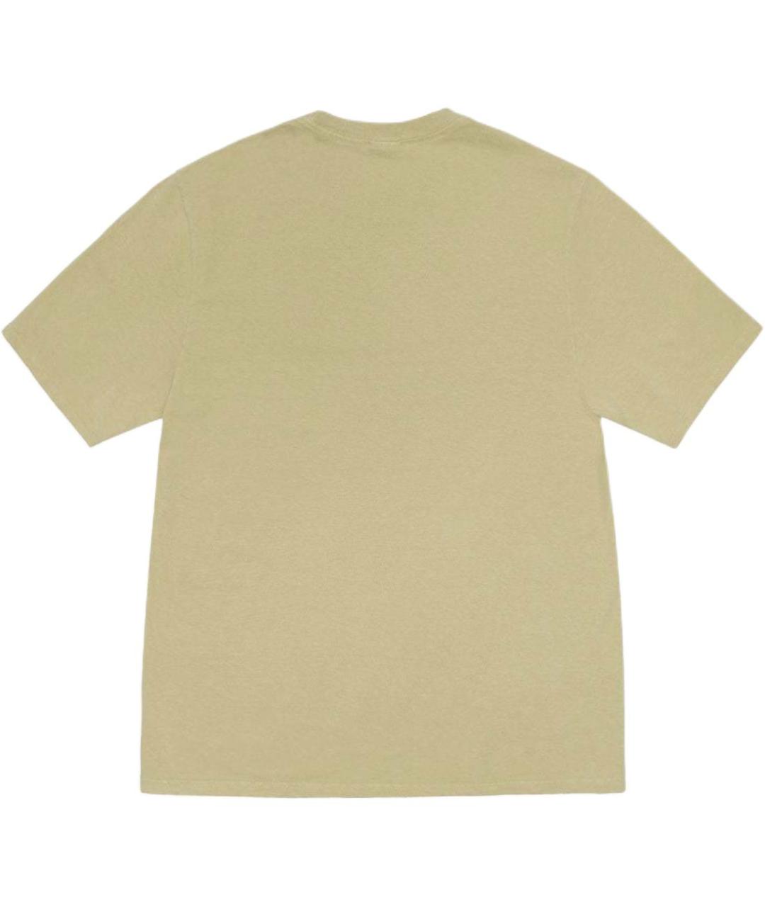 STUSSY Бежевая футболка, фото 2
