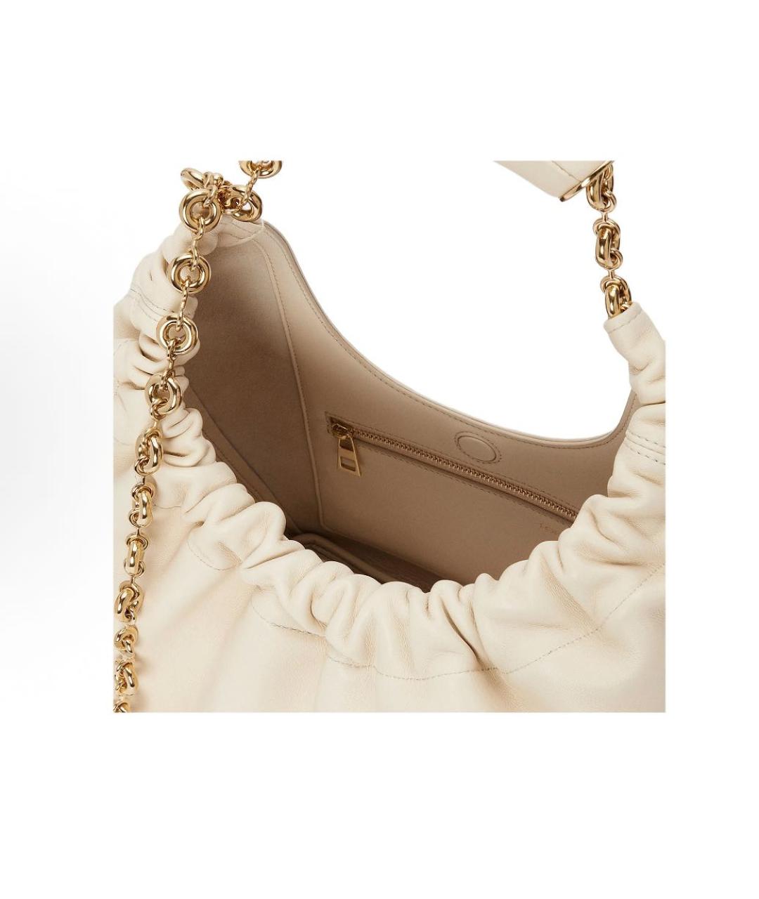 LOEWE Бежевая кожаная сумка тоут, фото 6